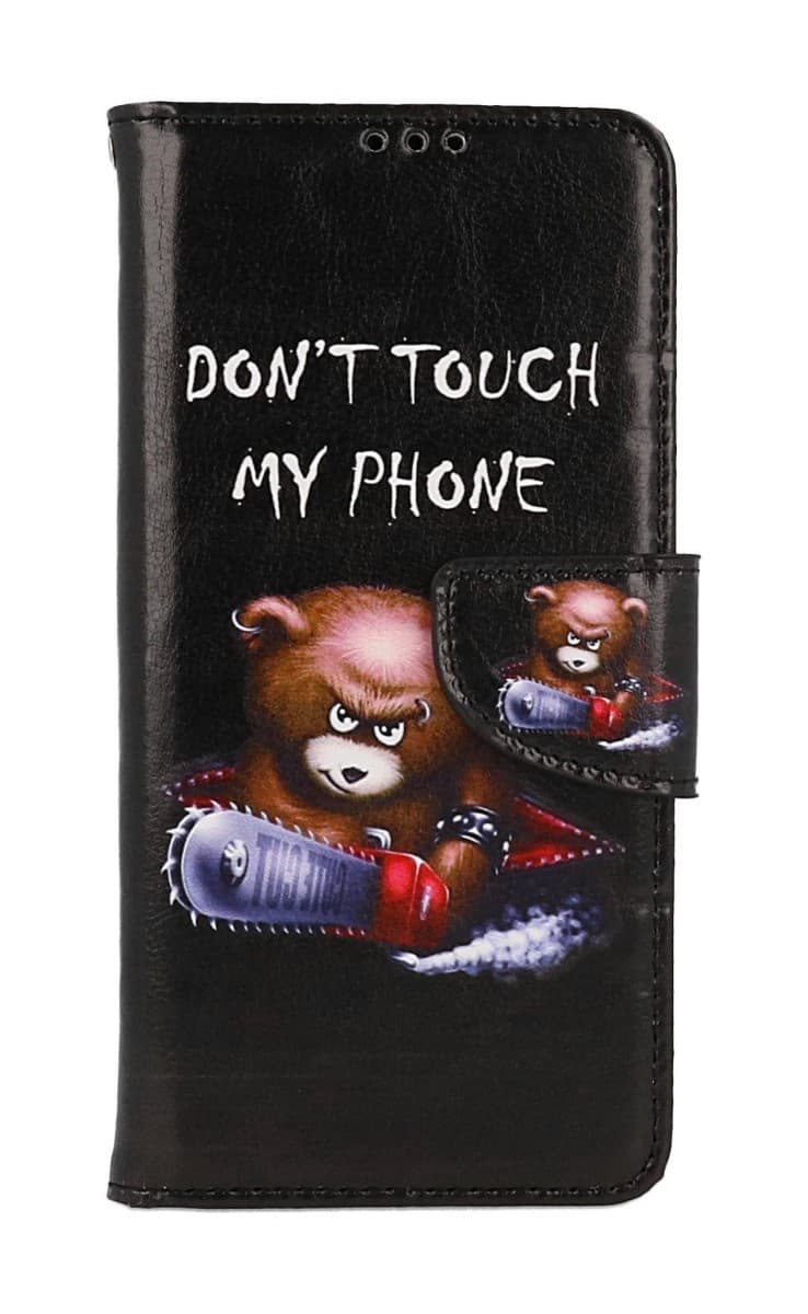 Pouzdro TopQ Xiaomi Redmi Note 12S knížkové Don't Touch méďa 112672 - náhled 1