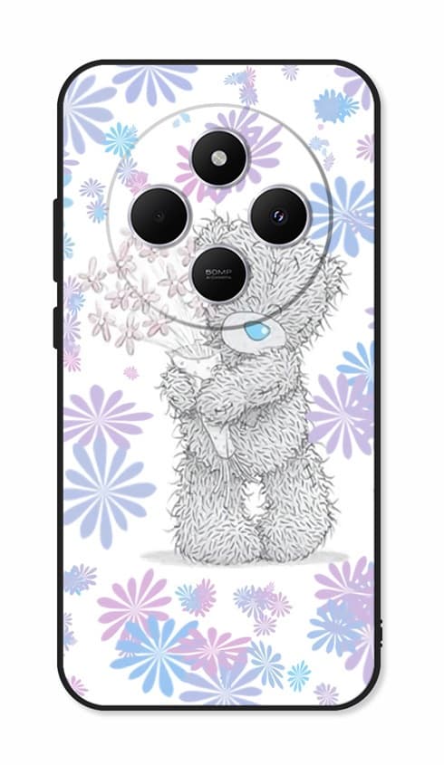 Kryt TopQ Xiaomi Redmi 14C Floral Teddy 132696