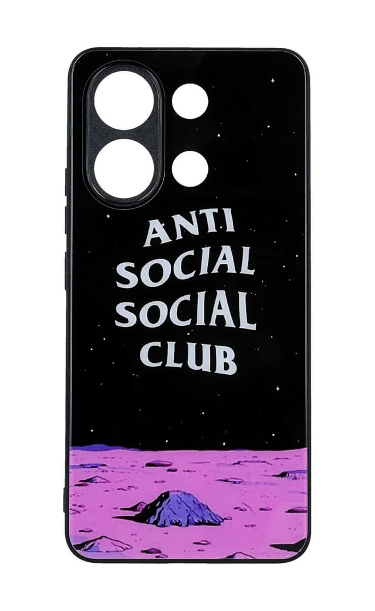 Kryt TopQ LUXURY Xiaomi Redmi Note 13 pevný Antisocial Club 122704