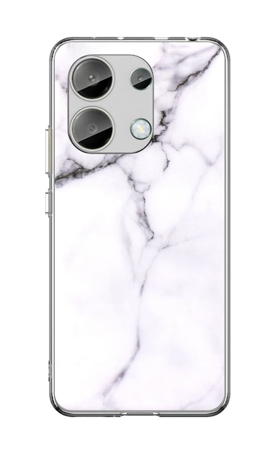 Kryt TopQ Xiaomi Redmi Note 13 pevný Mramor bílý 122758