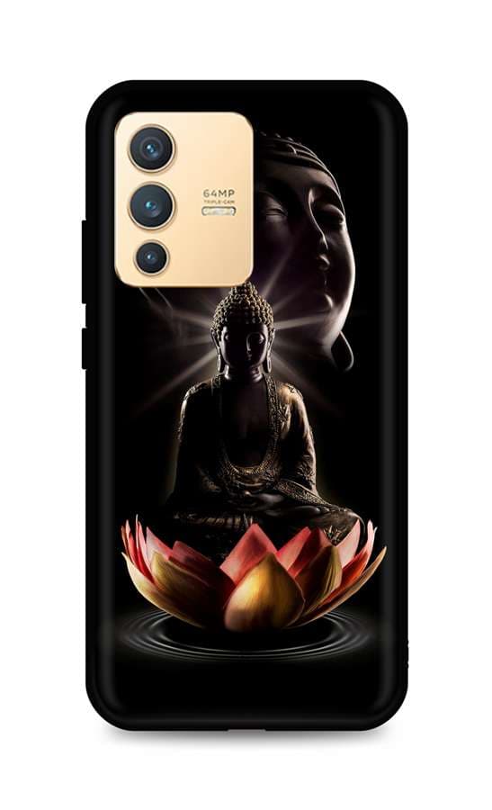 Kryt TopQ Vivo V23 5G silikon Meditation 72769