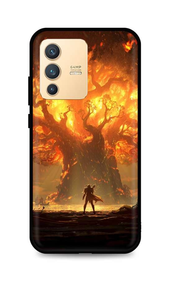Kryt TopQ Vivo V23 5G silikon Warcraft 72789
