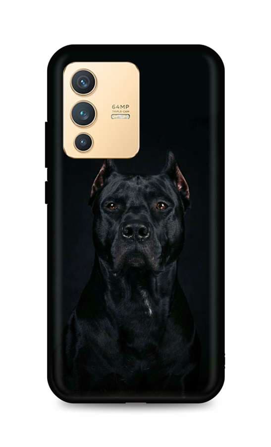 Kryt TopQ Vivo V23 5G silikon Dark Pitbull 72805