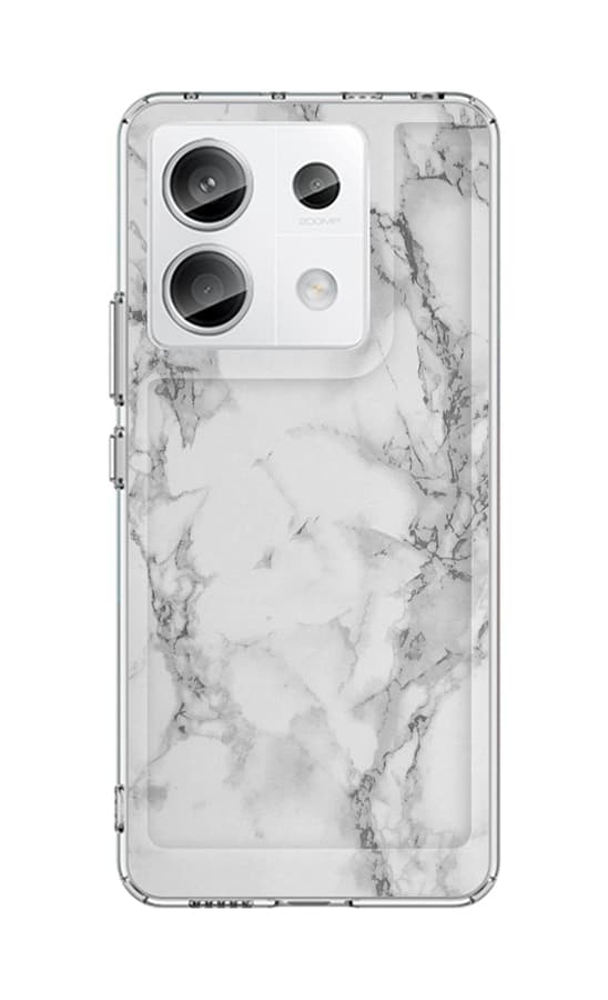 Kryt STYLE TopQ Xiaomi Redmi Note 13 Pro 5G pevný Mramor bílý 122808