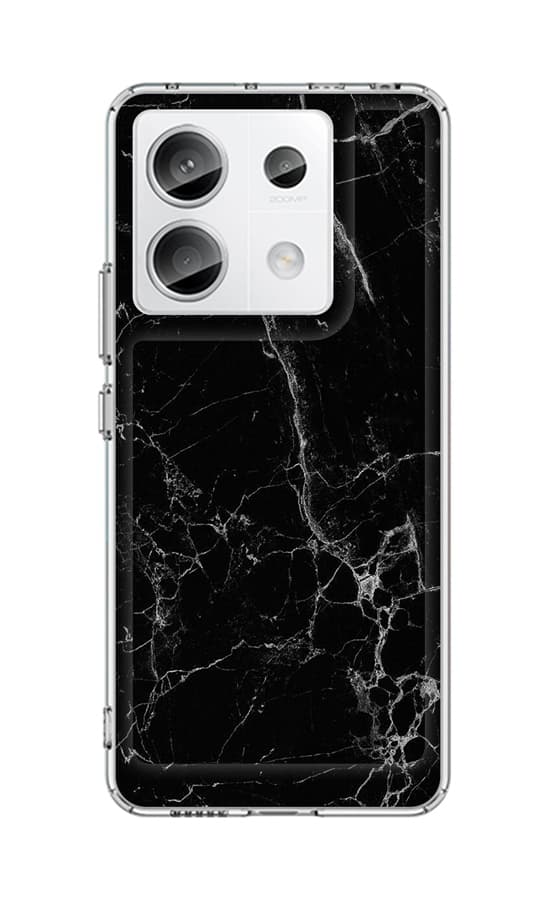 Kryt STYLE TopQ Xiaomi Redmi Note 13 Pro 5G pevný Mramor černý 122809
