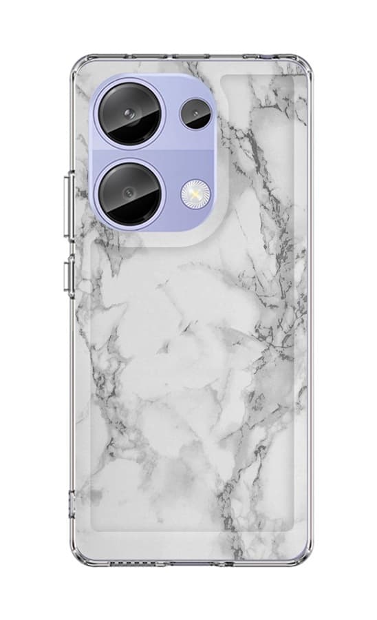 Kryt STYLE TopQ Xiaomi Redmi Note 13 Pro pevný Mramor bílý 122813