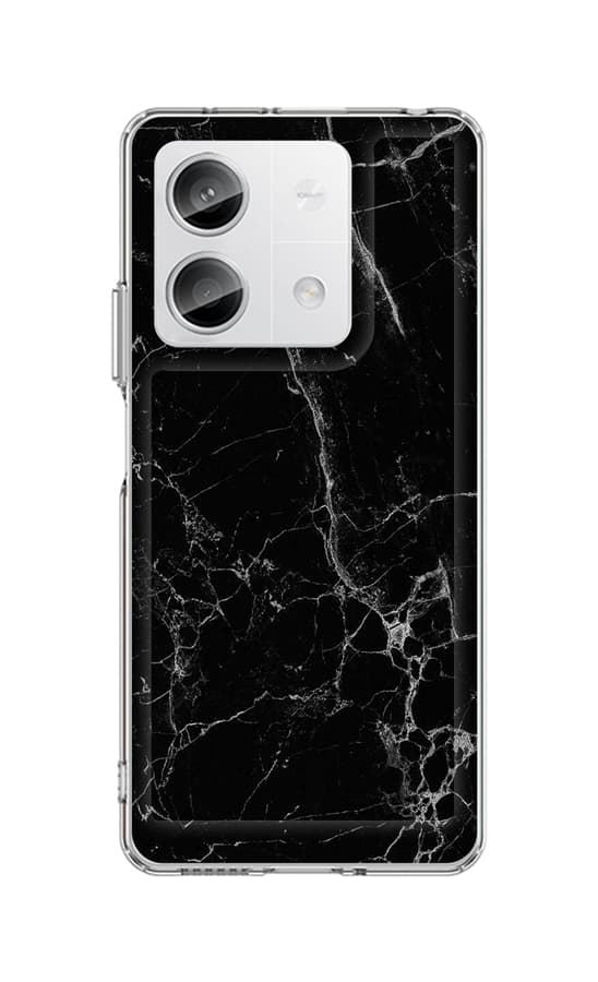 Kryt STYLE TopQ Xiaomi Redmi Note 13 5G pevný Mramor černý 122823