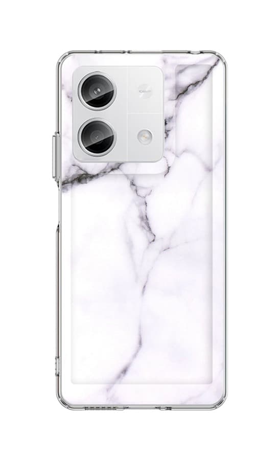 Kryt TopQ Xiaomi Redmi Note 13 5G pevný Mramor bílý 122827