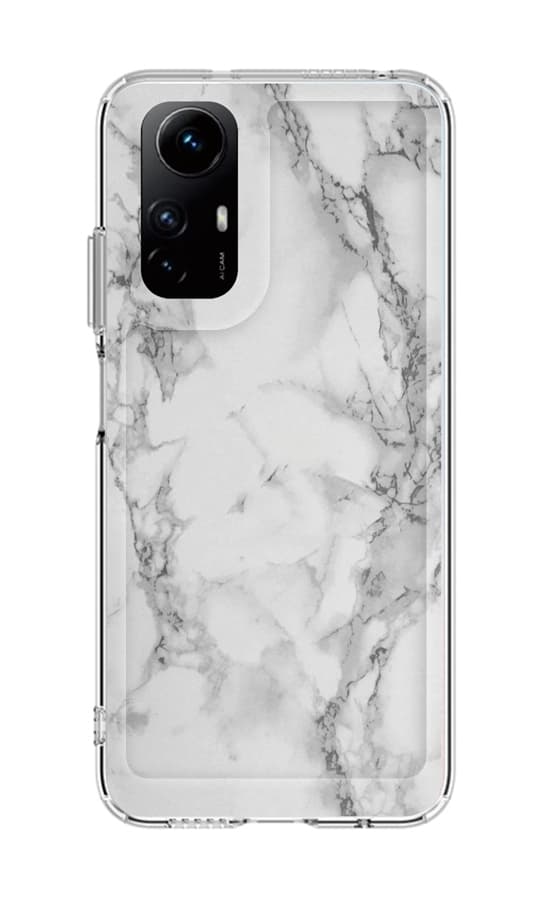Kryt STYLE TopQ Xiaomi Redmi Note 12S pevný Mramor bílý 122831