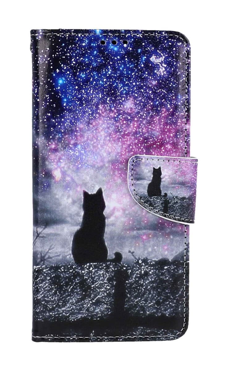 Pouzdro TopQ Xiaomi Redmi Note 12 knížkové Hvězdná obloha 112835 - náhled 1