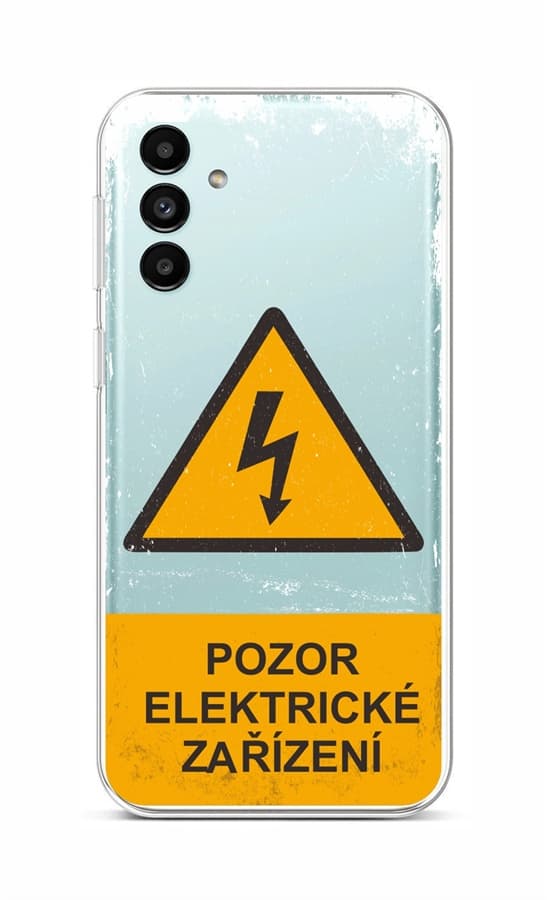 Kryt TopQ Samsung A13 5G Pozor elektrické zařízení 92875