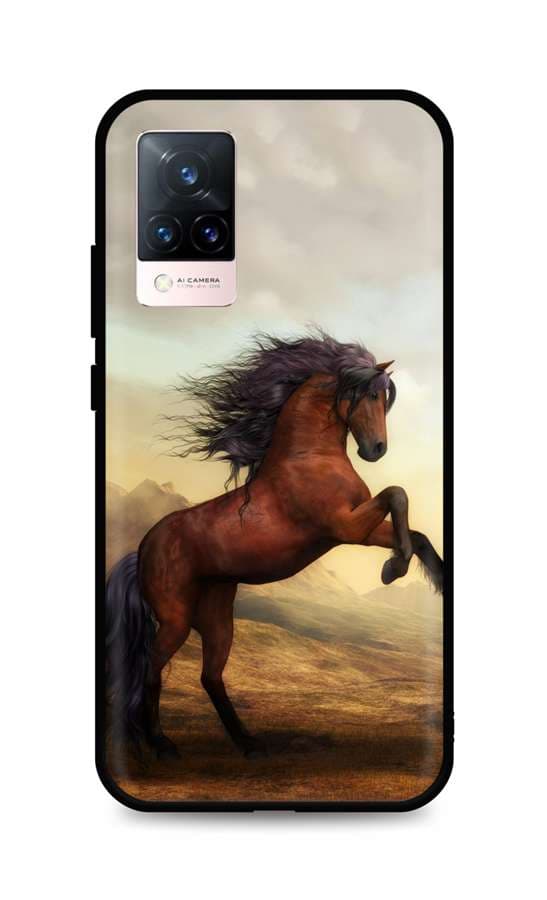 Kryt TopQ Vivo V21 5G silikon Brown Horse 72880