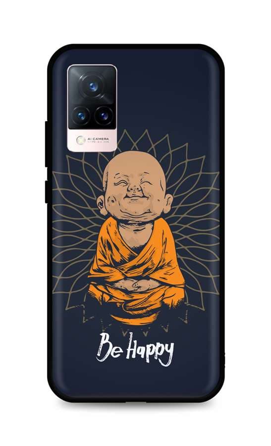 Kryt TopQ Vivo V21 5G silikon Be Happy 72903