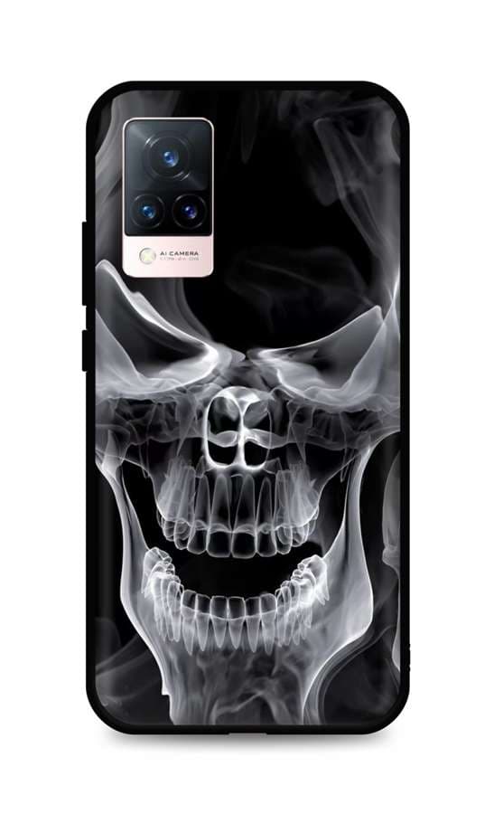 Kryt TopQ Vivo V21 5G silikon Deadly Smoke 72923