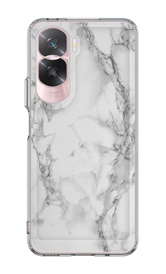Kryt STYLE TopQ Honor 90 Lite 5G pevný Mramor bílý 122976