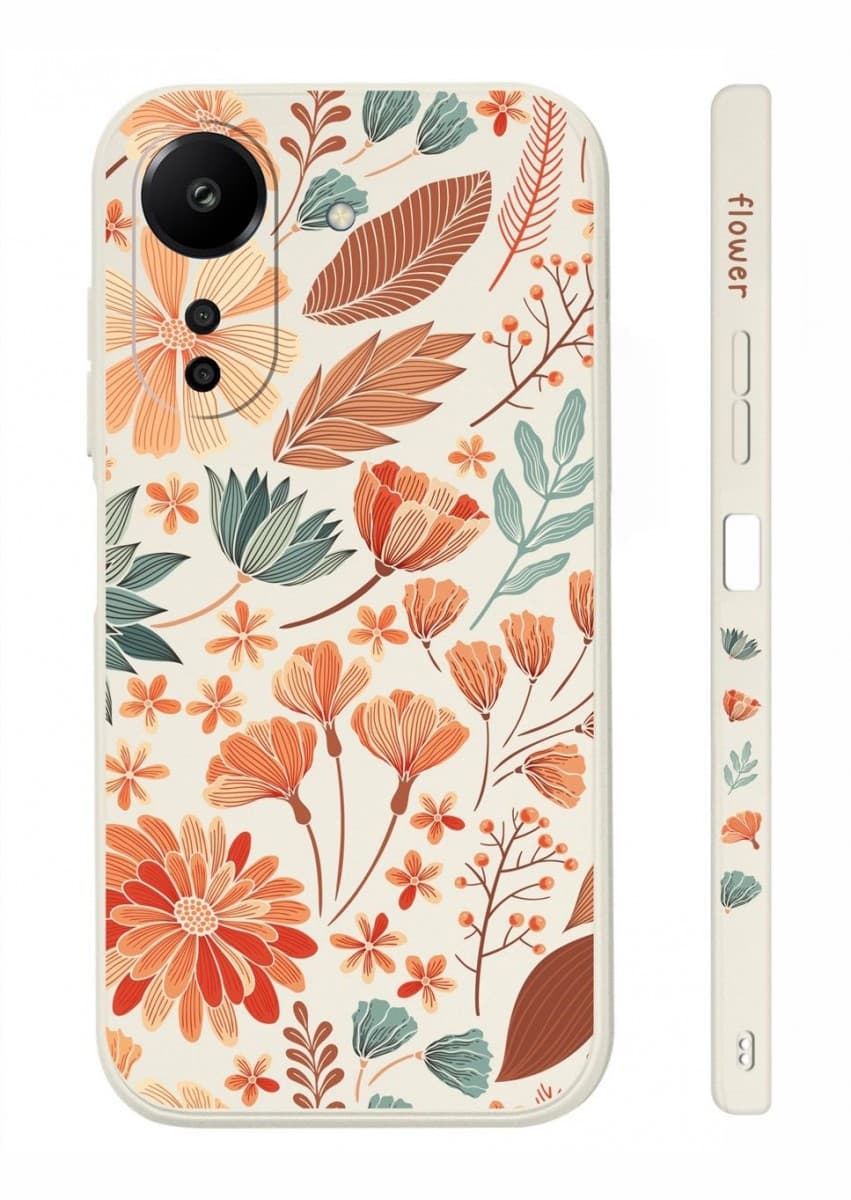 Kryt TopQ Design Xiaomi Redmi 13C Luční kvítí 122991