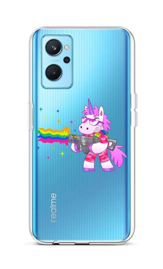 Kryt TopQ Realme 9i silikon Rainbow Gun 73000