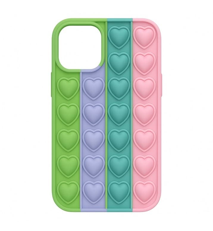 Pouzdro Heart Pop It pro Iphone 13 barevné 5