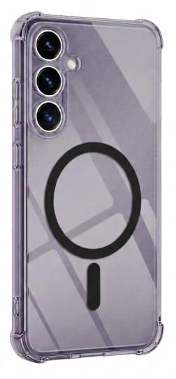 Kryt TopQ Samsung S24 odolný průhledný tmavý 173023