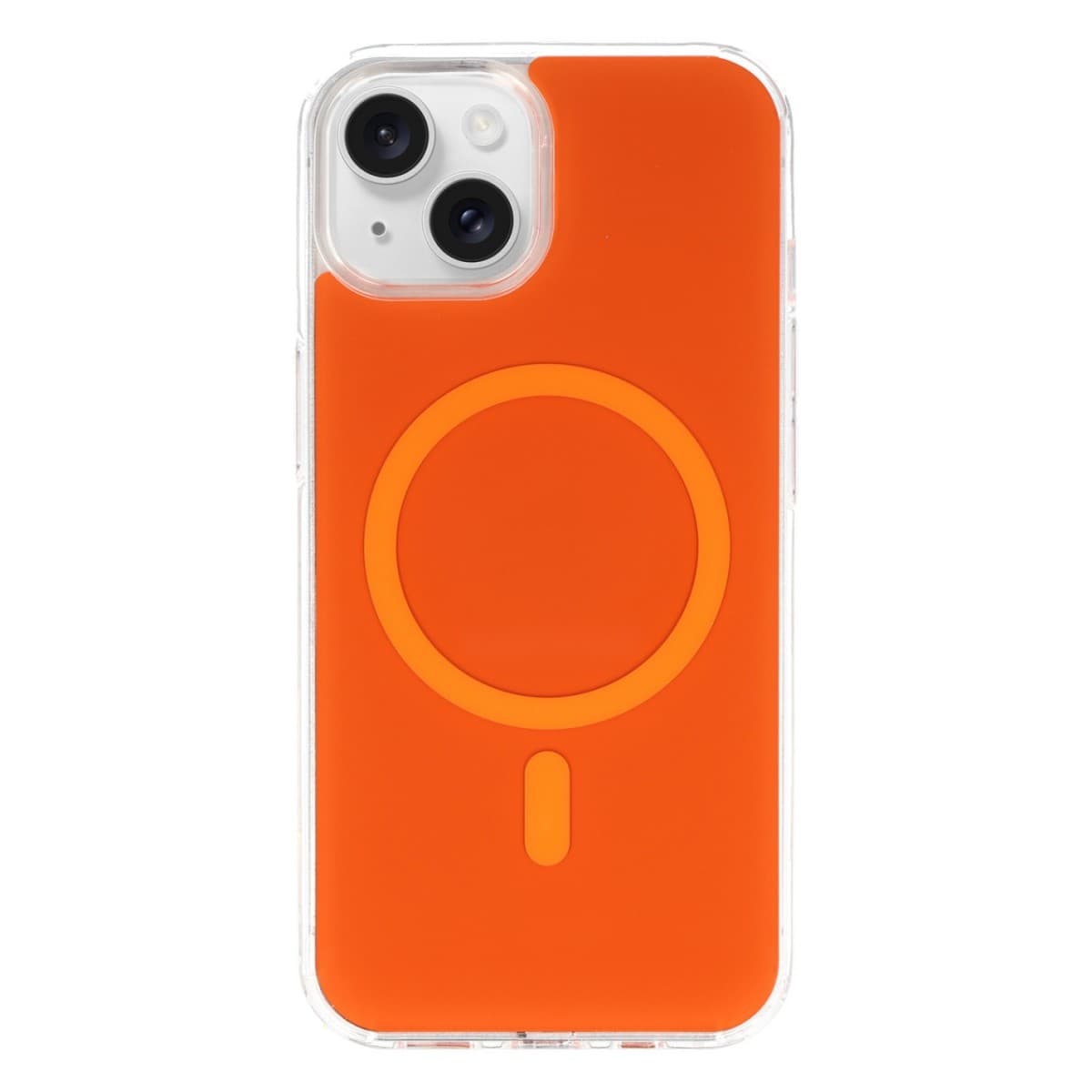 Ochranný kryt Glossy MagSafe pro iPhone 15 oranžový - náhled 1