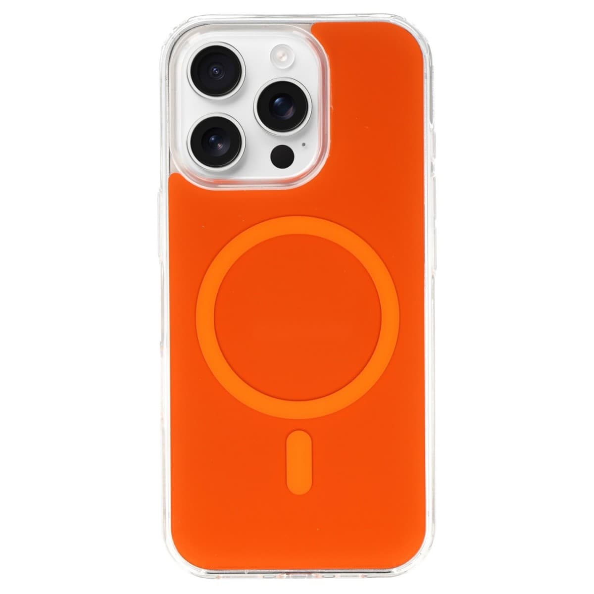 Ochranný kryt Glossy MagSafe pro iPhone 15 Pro Max oranžový - náhled 1