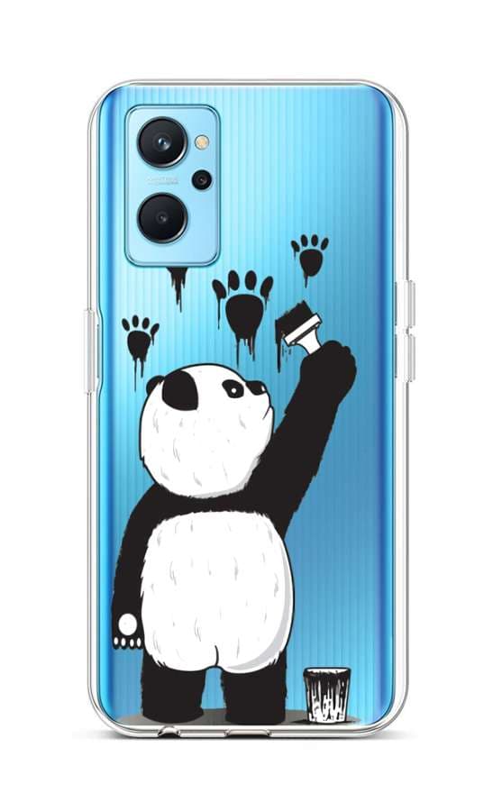 Kryt TopQ Realme 9i silikon Rebel Panda 73057