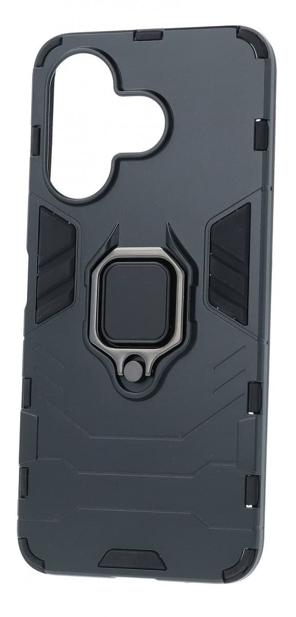 Ultra odolný zadní kryt pro Xiaomi Redmi 13 4G černý s prstenem