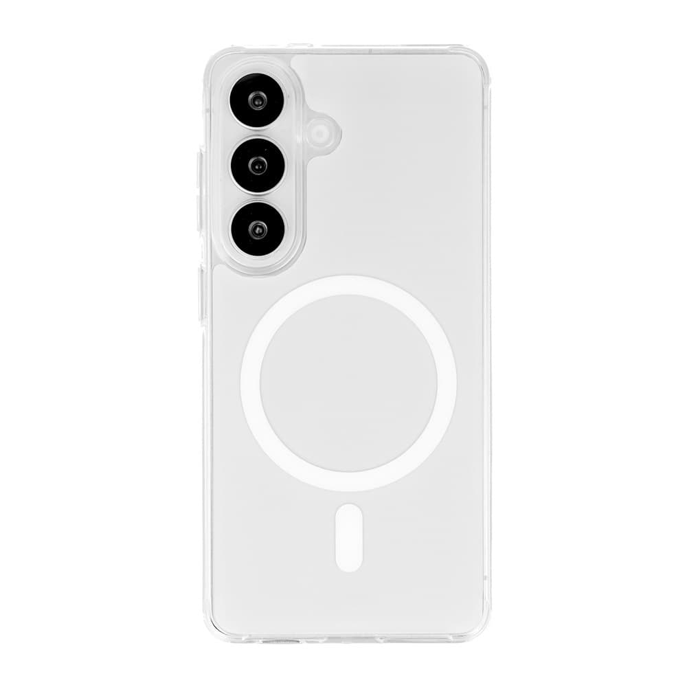 Ochranný kryt Glossy MagSafe pro Samsung Galaxy S26 bílý - náhled 1