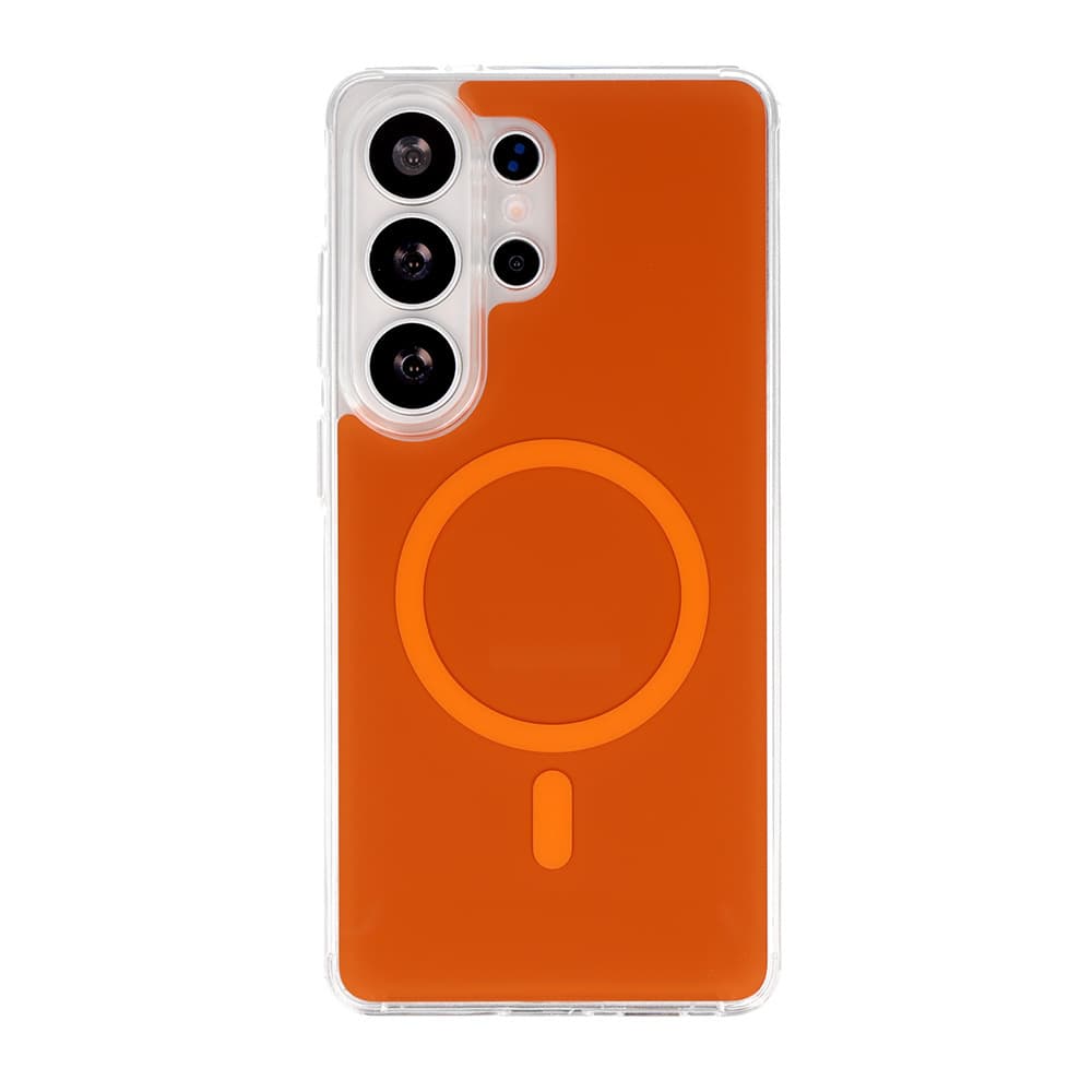 Ochranný kryt Glossy MagSafe pro Samsung Galaxy S26 Ultra oranžový - náhled 1