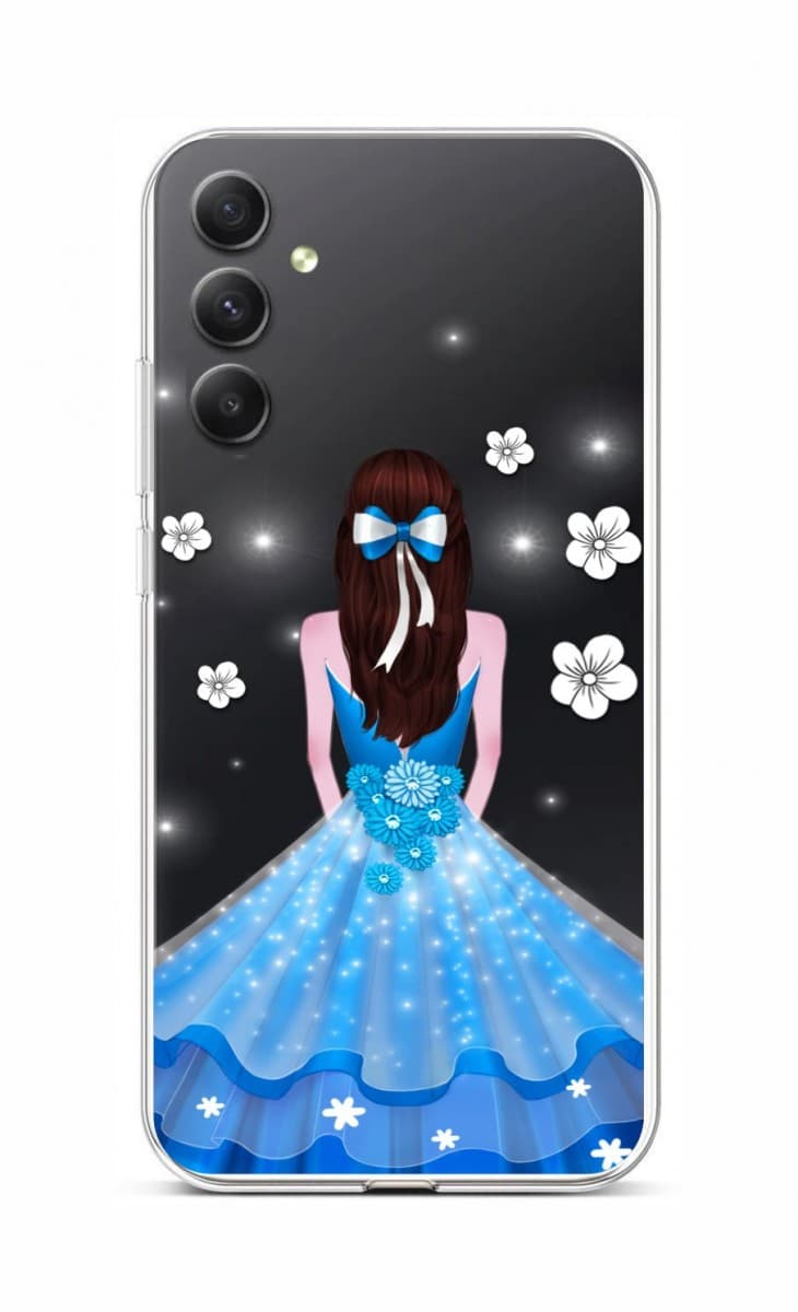 Kryt TopQ Samsung A34 Blue Princess 93156