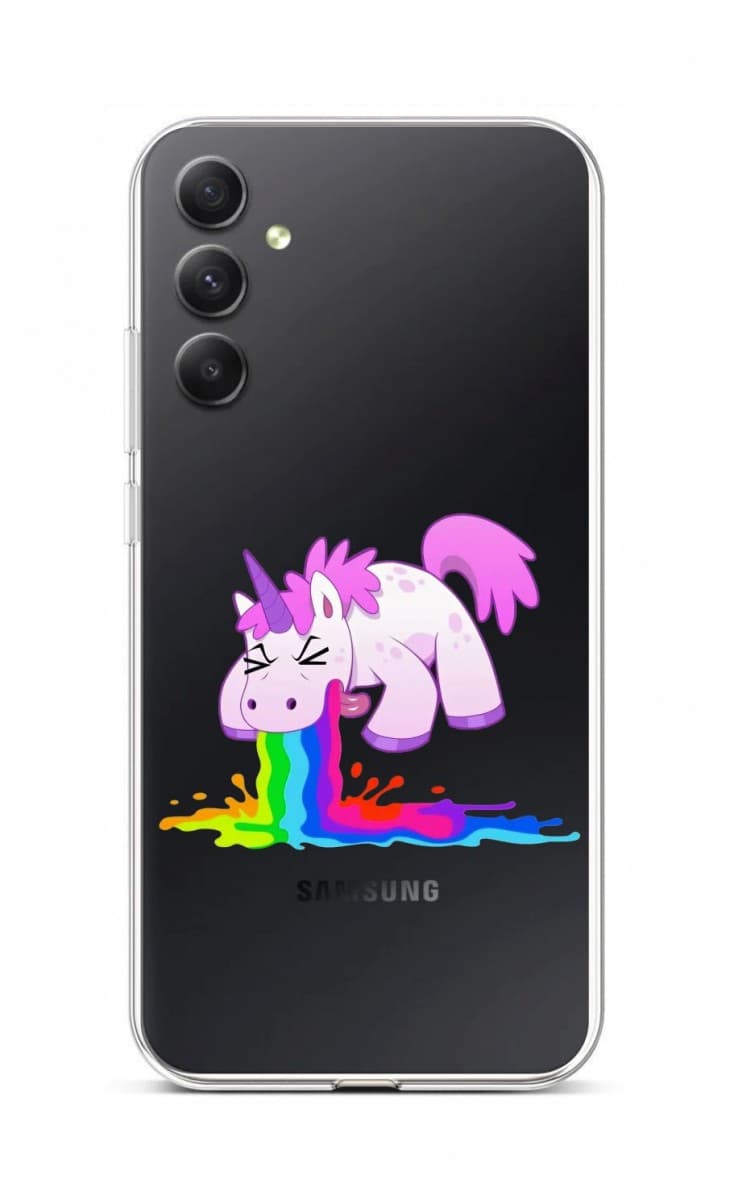 Kryt TopQ Samsung A34 Rainbow Splash 93159