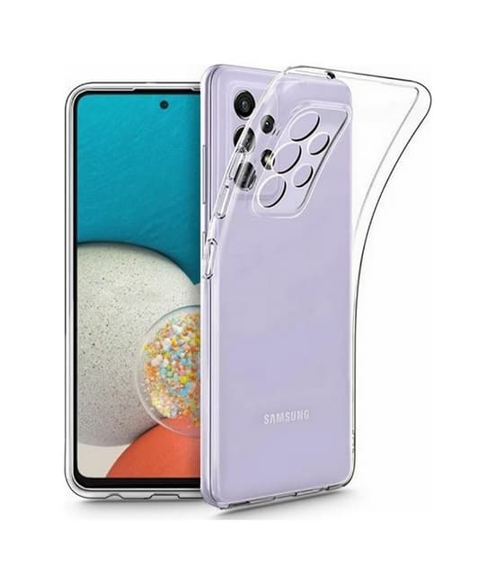 Kryt TopQ Samsung A53 5G silikon 1 mm průhledný 73163