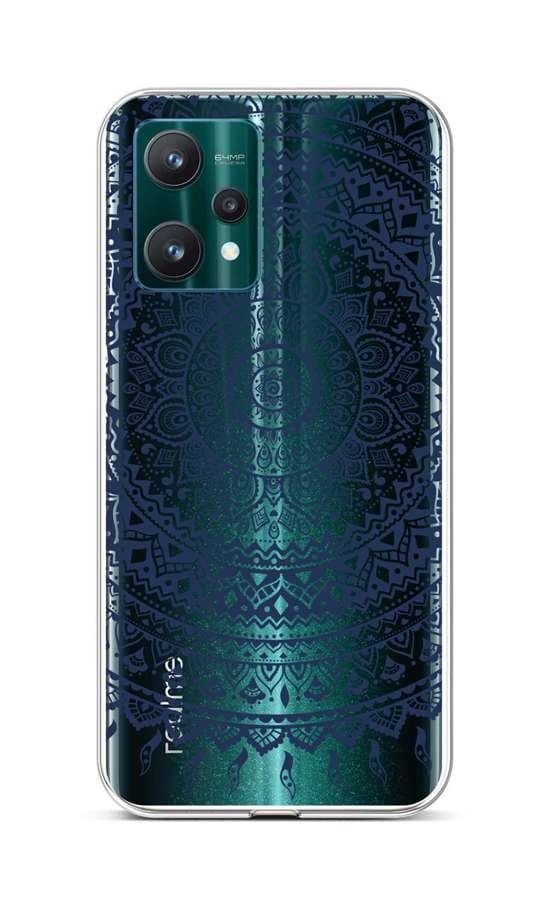Kryt TopQ Realme 9 Pro silikon Navy Mandala 73164