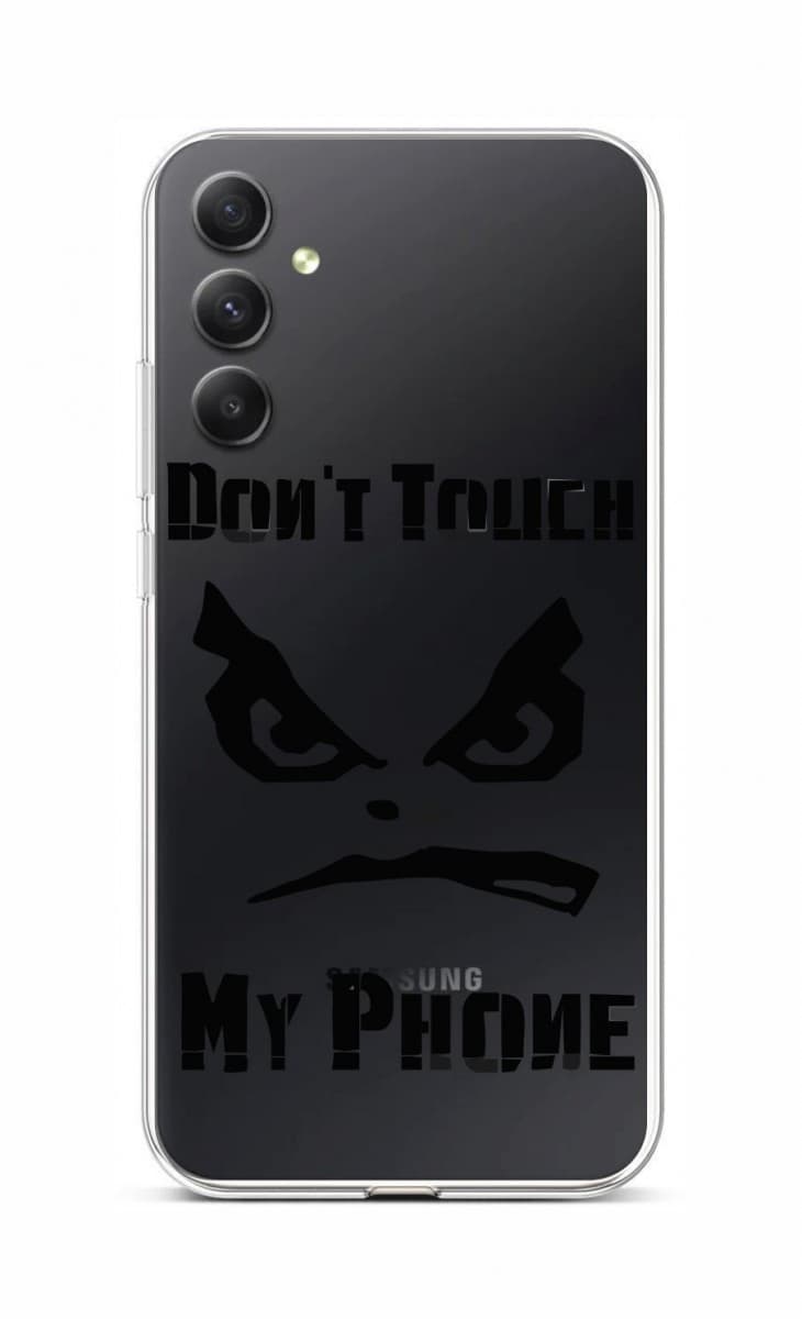 Kryt TopQ Samsung A34 Don't Touch průhledný 93176