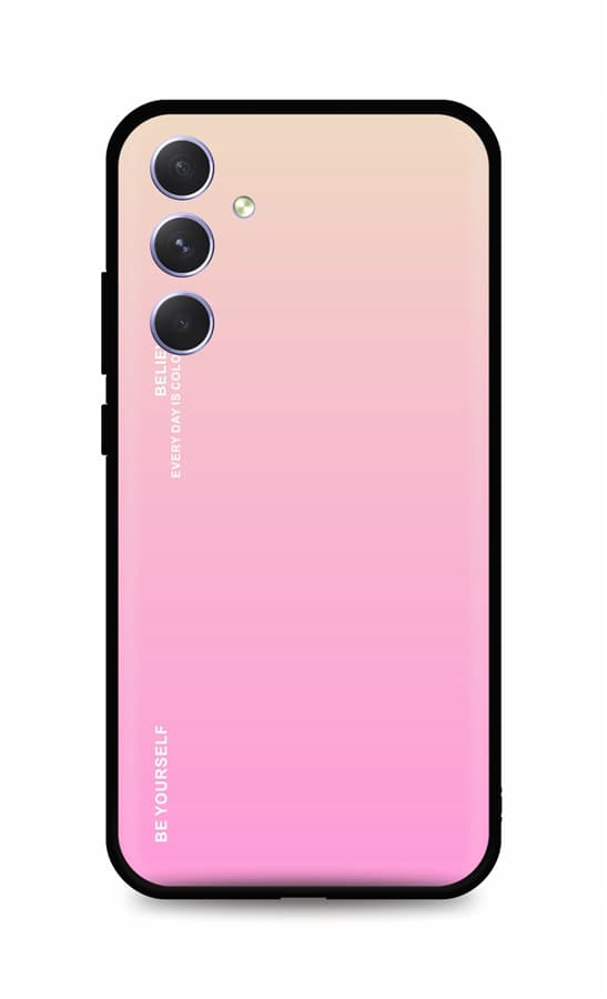 Kryt TopQ LUXURY Samsung A54 5G pevný duhový meruňkový 93182