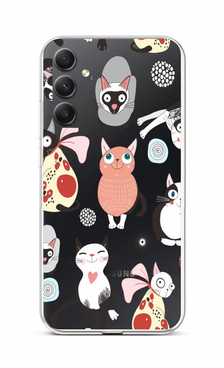 Kryt TopQ Samsung A34 Cats 2 93183