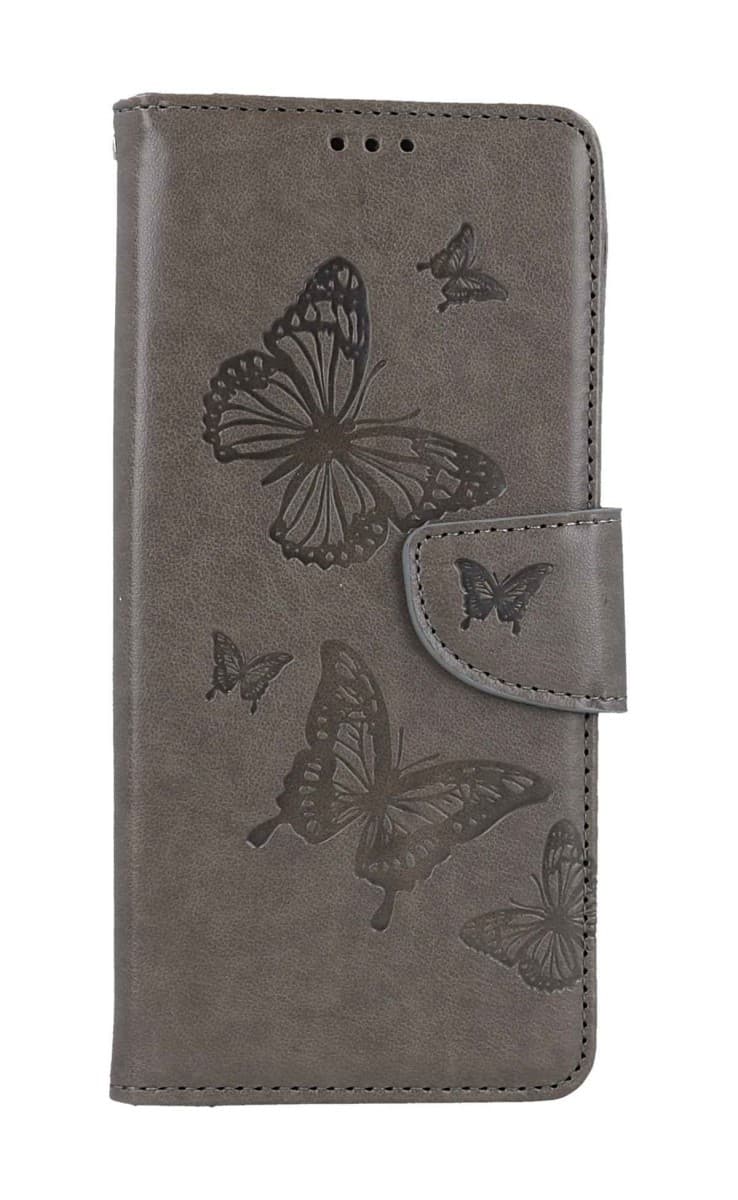 Pouzdro TopQ Xiaomi Redmi 12C knížkové Butterfly šedé 113202 - náhled 1