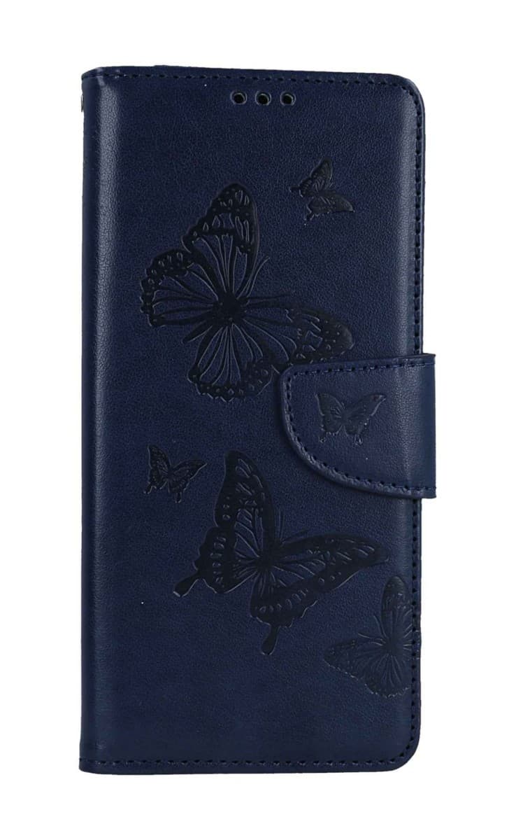 Pouzdro TopQ Xiaomi Redmi 12C knížkové Butterfly modré tmavé 113205 - náhled 1