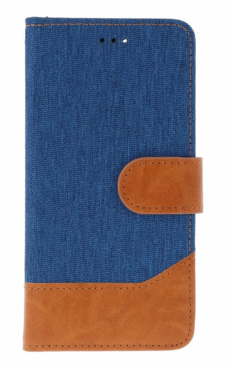 Pouzdro TopQ Jeans iPhone 16e knížkové modré 143229 - náhled 1
