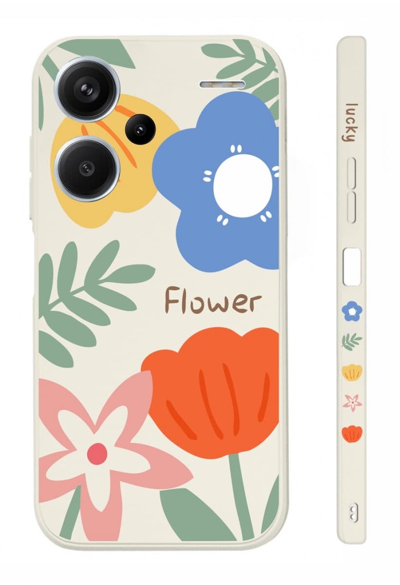 Kryt TopQ Design Xiaomi Redmi Note 13 Pro+ 5G Malované květy 123253