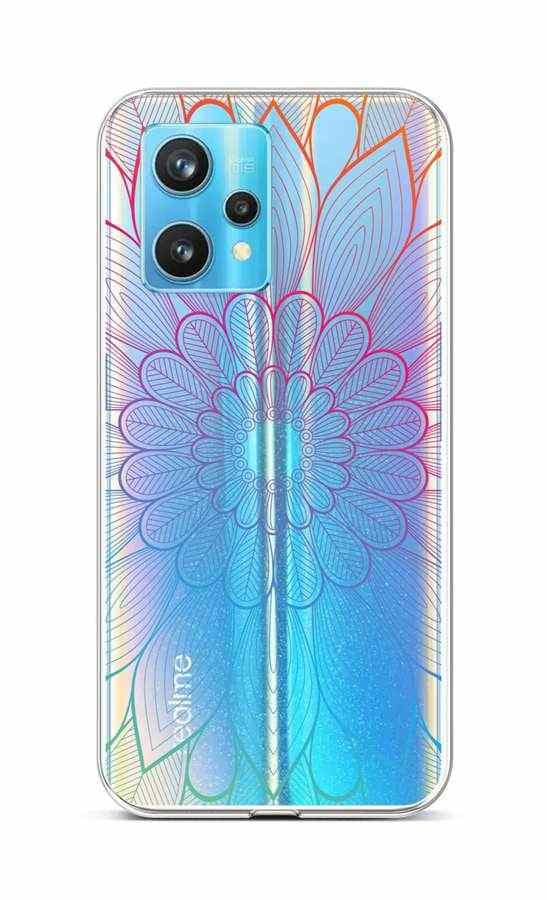 Kryt TopQ Realme 9 Pro+ silikon Rainbow Mandala 73275