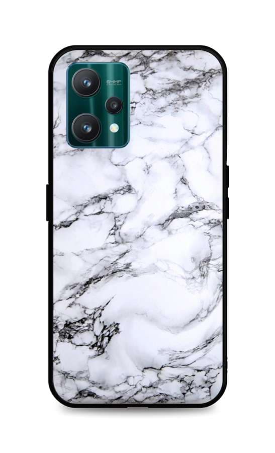 Kryt TopQ LUXURY Realme 9 Pro pevný Marble White 73287