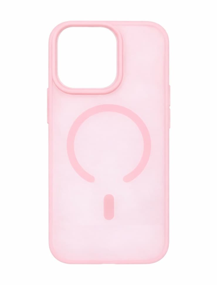 Kryt Tel Protect Mist Matte MagSafe pro iPhone 15 Pro světle růžový