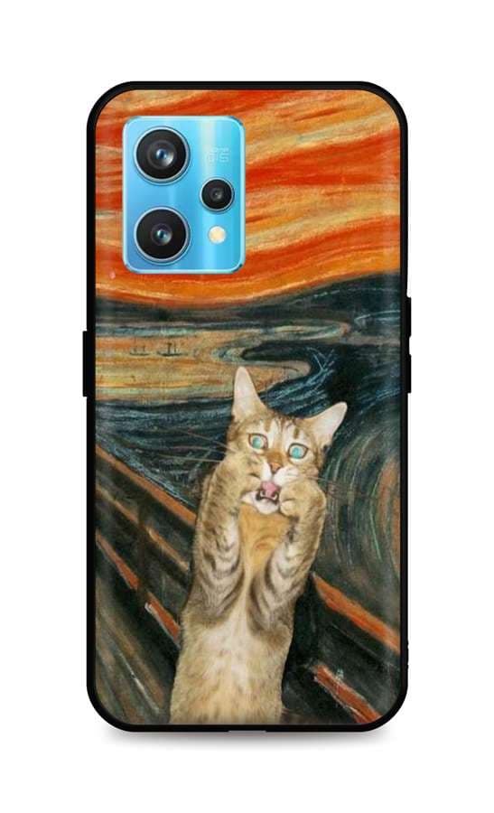 Kryt TopQ Realme 9 Pro+ silikon Scared Cat 73339