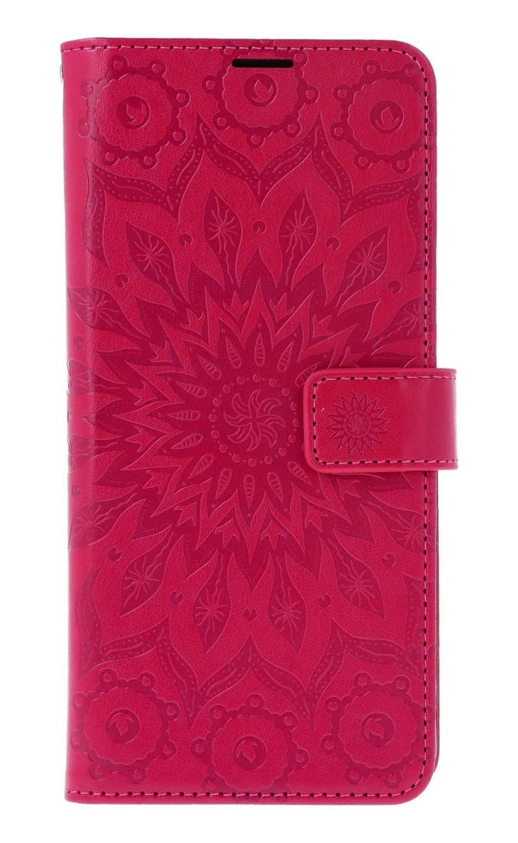 Pouzdro TopQ Xiaomi Redmi 14C knížkové Mandala tmavě růžová 133349 - náhled 1