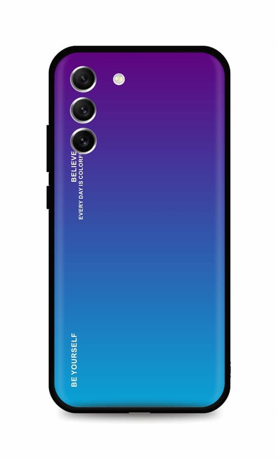 Kryt TopQ LUXURY Samsung S22 Plus pevný duhový purpurový 93458