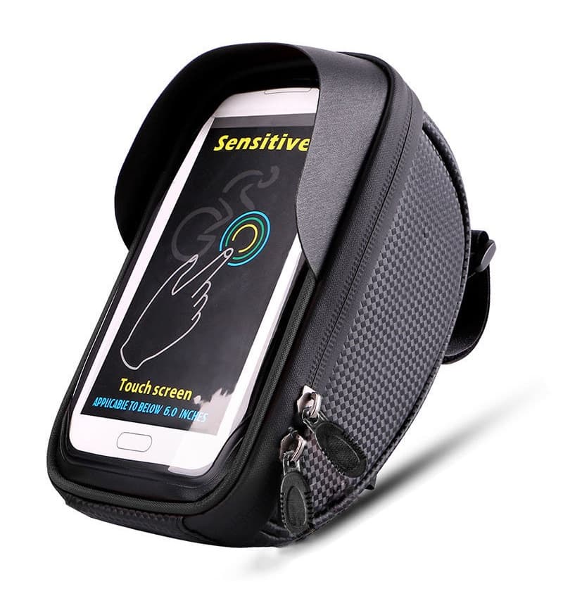 Pouzdro Easy pro mobilní telefon na řídítka kola černé XL 63459