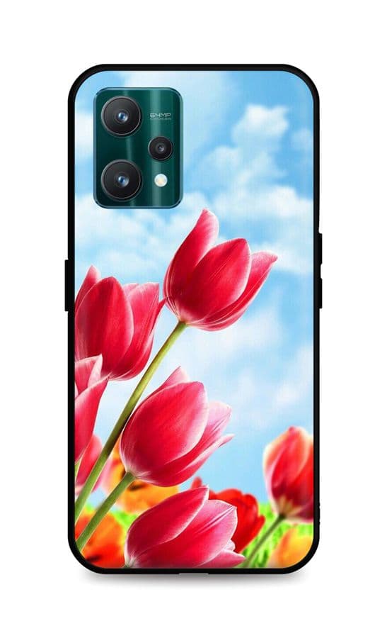 Kryt TopQ Realme 9 Pro silikon Tulips 73477