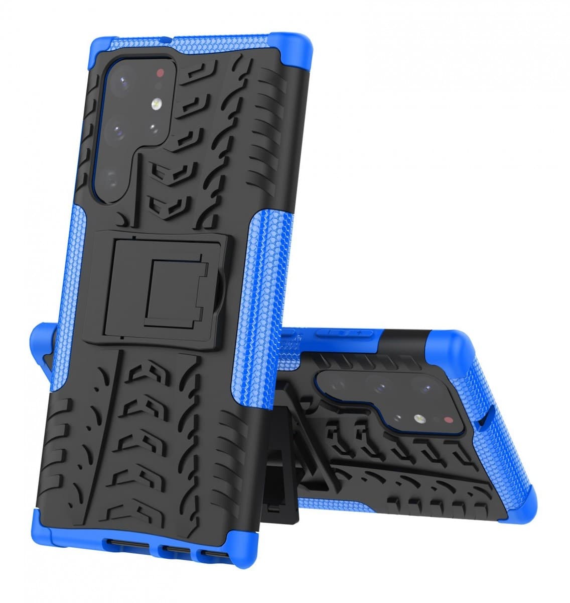 Kryt TopQ Samsung S22 Ultra odolný modrý 93478