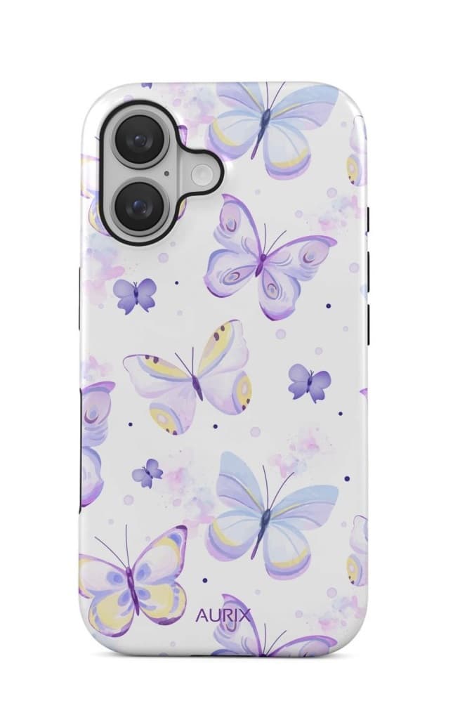 Kryt AURIX MagSafe iPhone 16 Butterflies 133540